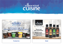 Tablet Screenshot of essentialcuisine.com